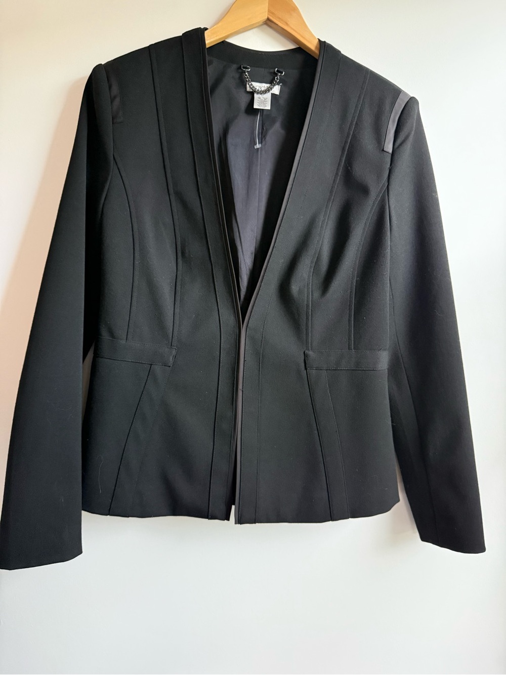 Cache Sleek Black Blazer